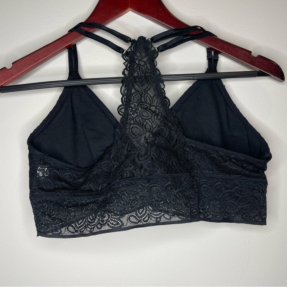 Ladies size large Aerie lace‎ detailed racerback bra - Picture 2 of 5